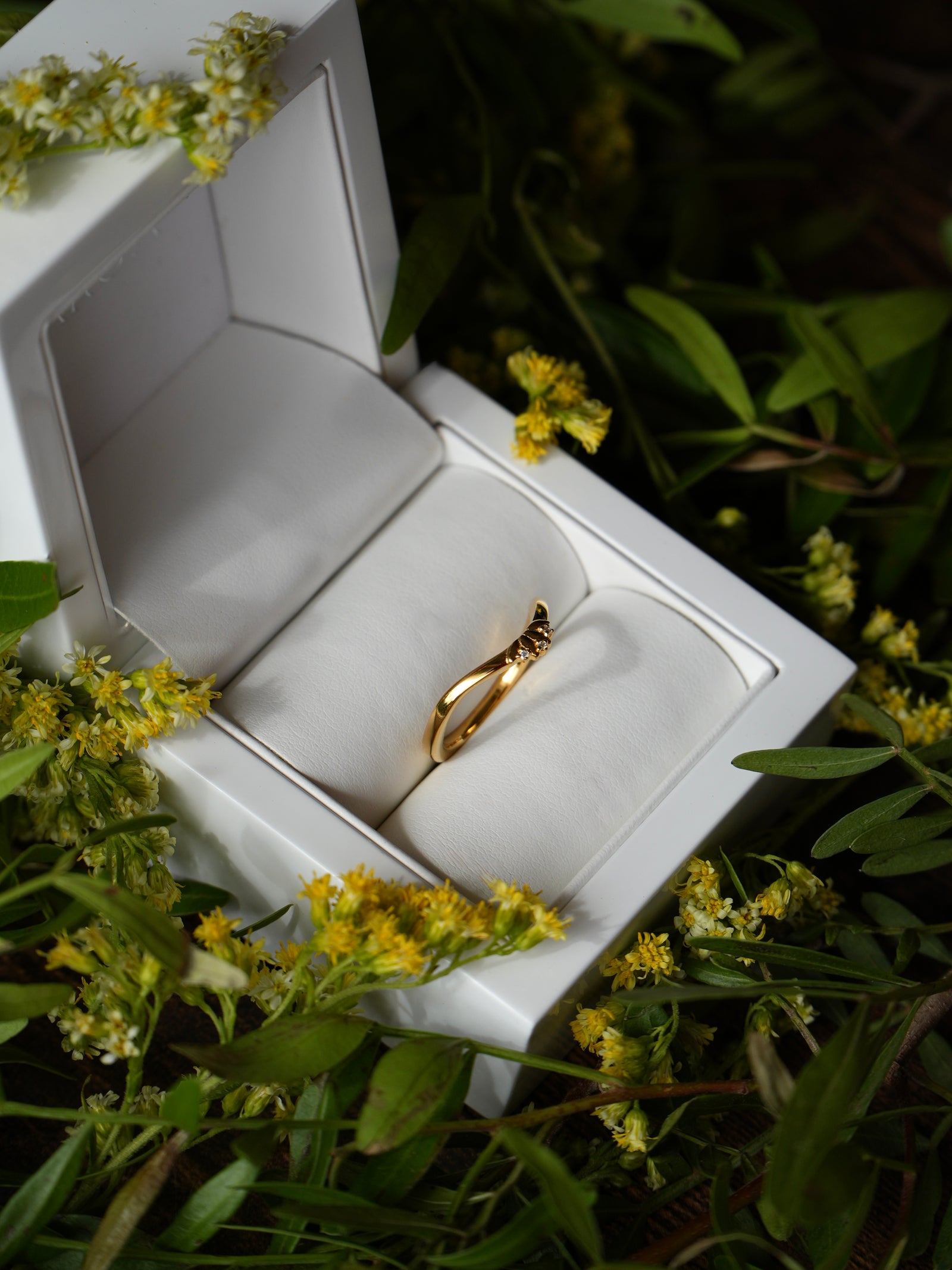 Everbound | Diamonds Gold Wedding Band