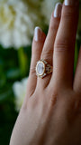 Dahlienne | 2ct Oval Diamond Bezel 14ct yellow gold ring