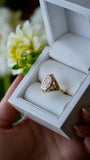 Dahlienne | 2ct Oval Diamond Bezel 14ct yellow gold ring