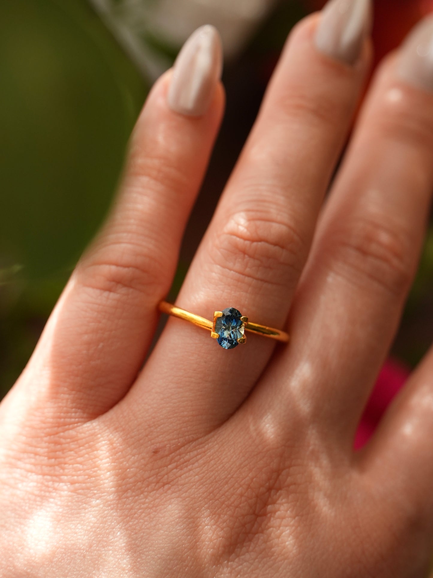 Oval Natural Parti-Sapphire 0.64ct