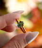 Fantasy cut Oval Lab Green Sapphire 9x6mm