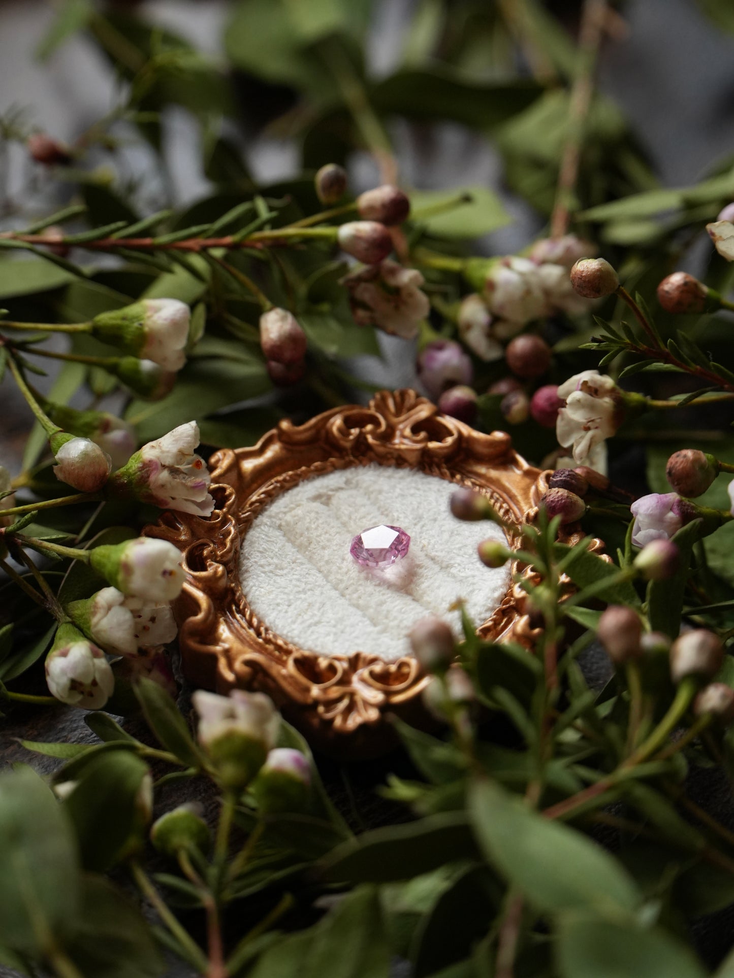 1.5ct Sakura pink lab sapphire