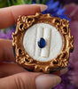 Fantasy Oval Royal Blue Lab Sapphire