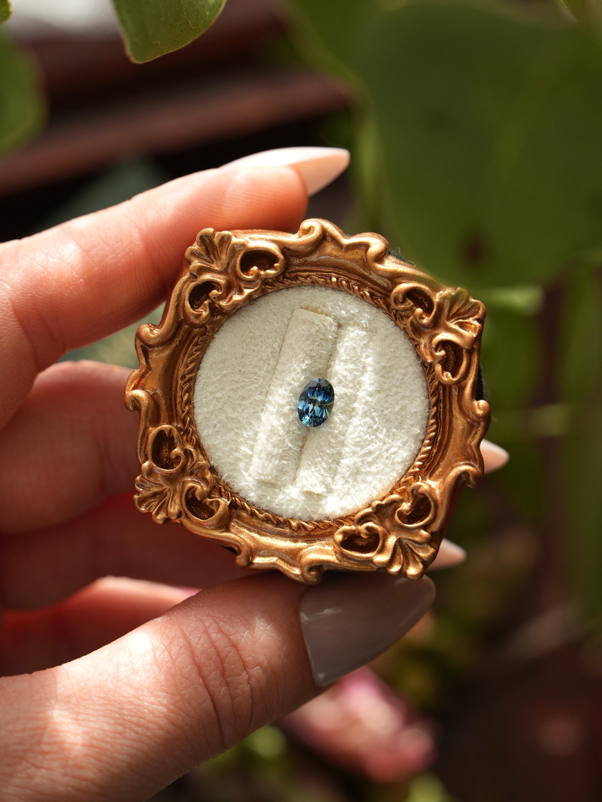 Oval Natural Parti-Sapphire 0.64ct