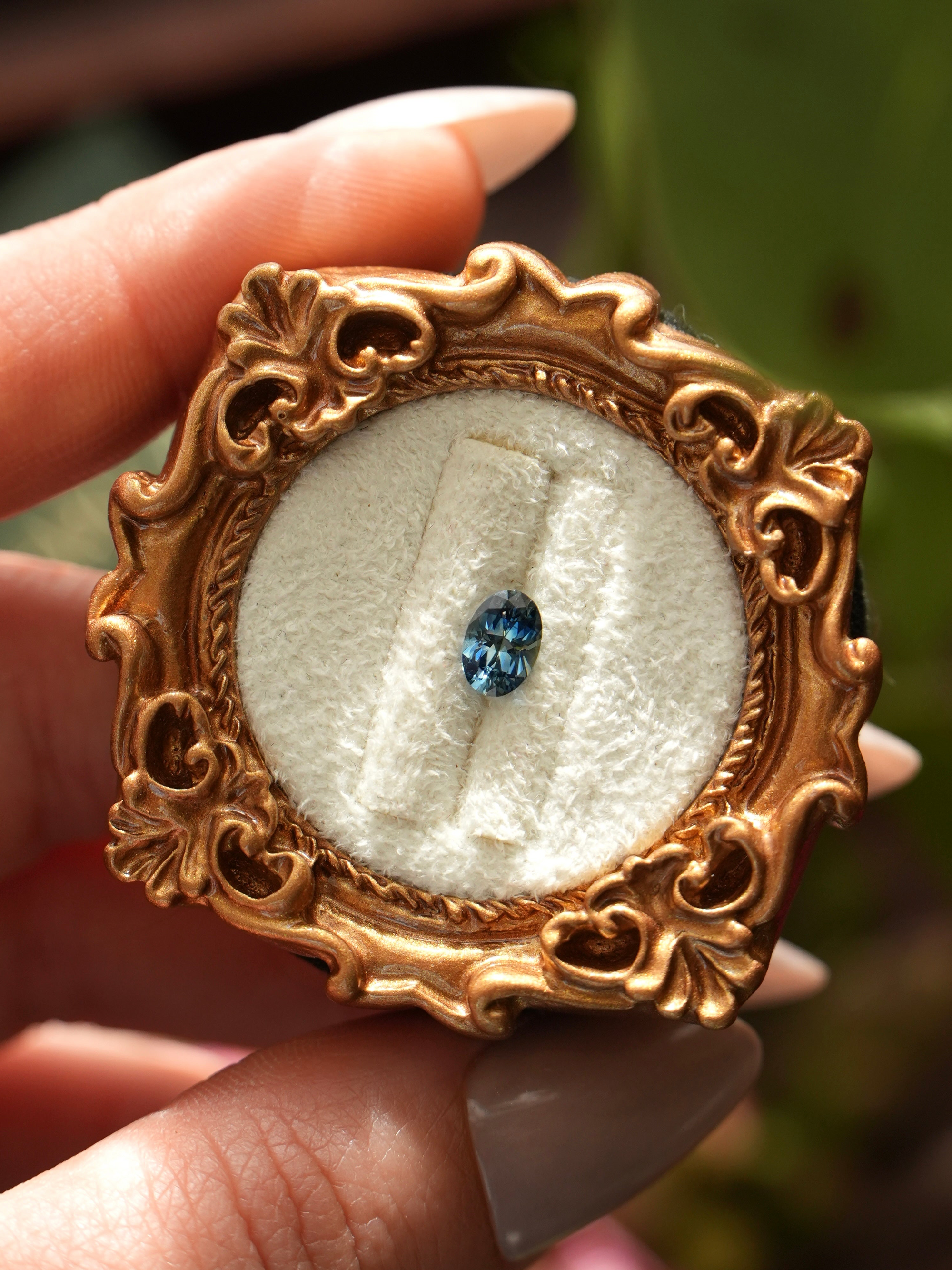 Oval Natural Parti-Sapphire 0.64ct