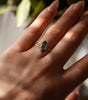 Fantasy cut Green Lab Sapphire Marquise