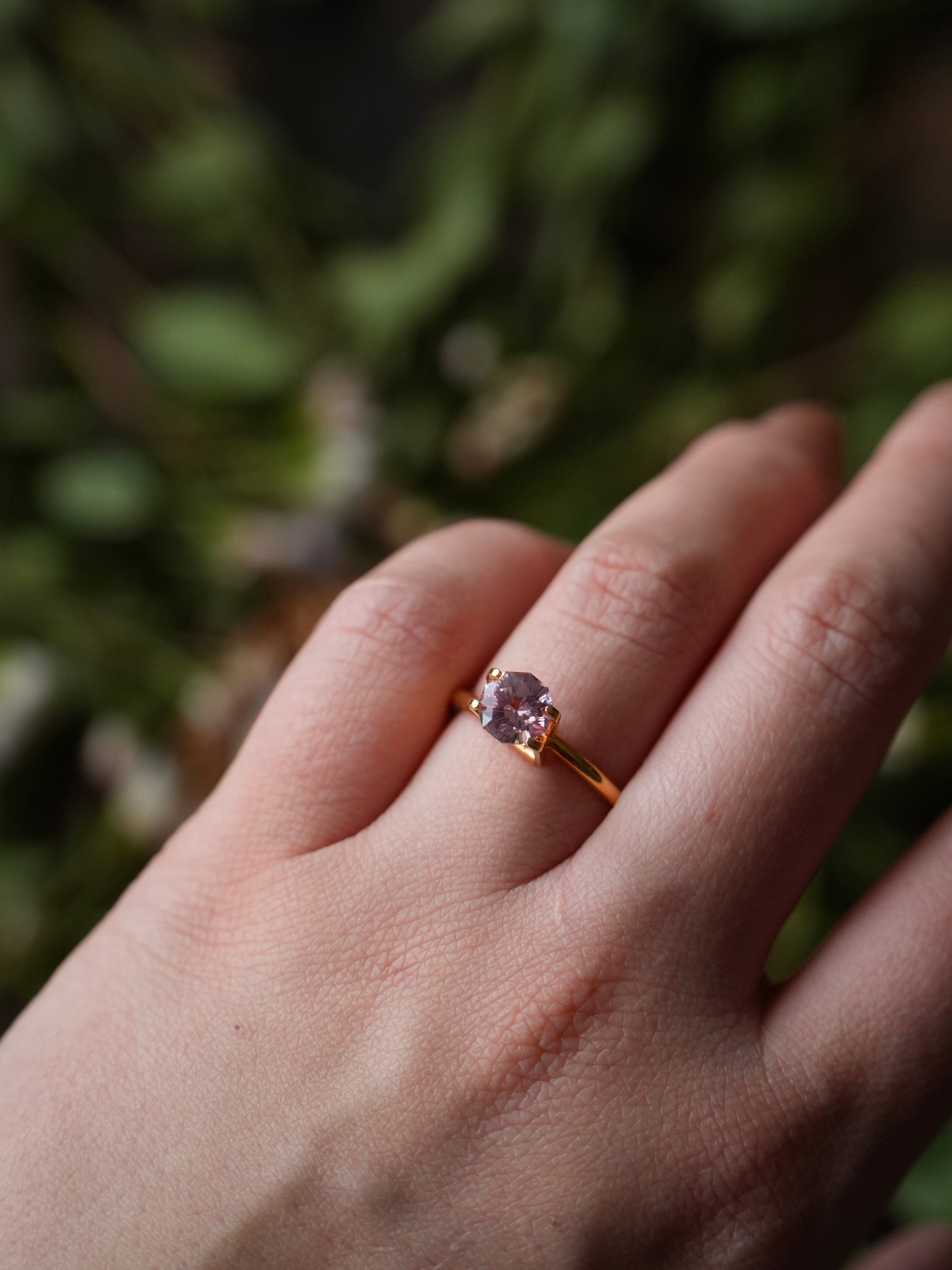 1.5ct Sakura pink lab sapphire