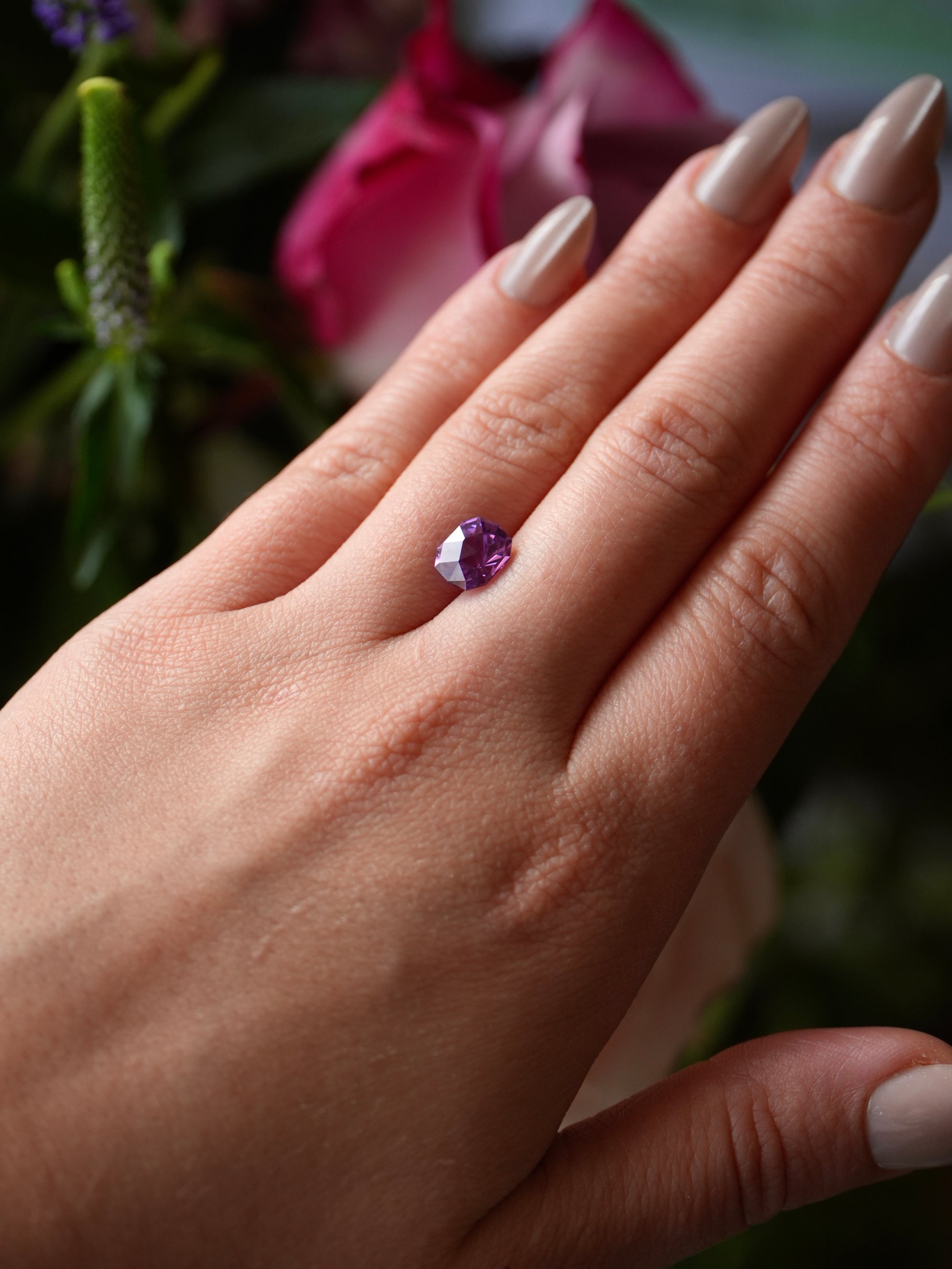 2.48ct Purple Lab Sapphire