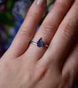 1.16ct Two toned Blue lab sapphire Fantasy cut