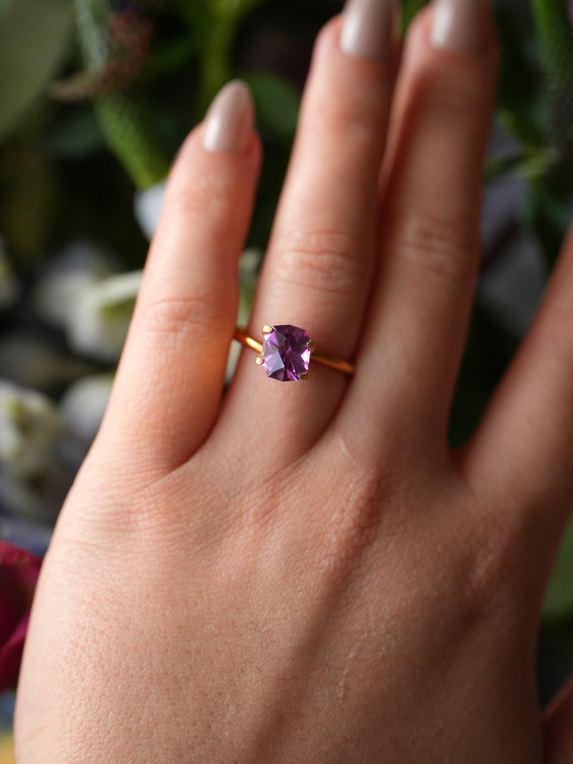 2.48ct Purple Lab Sapphire