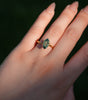 Fantasy cut Green Lab Sapphire Marquise