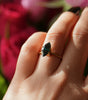 Dark Green Moissanite Marquise
