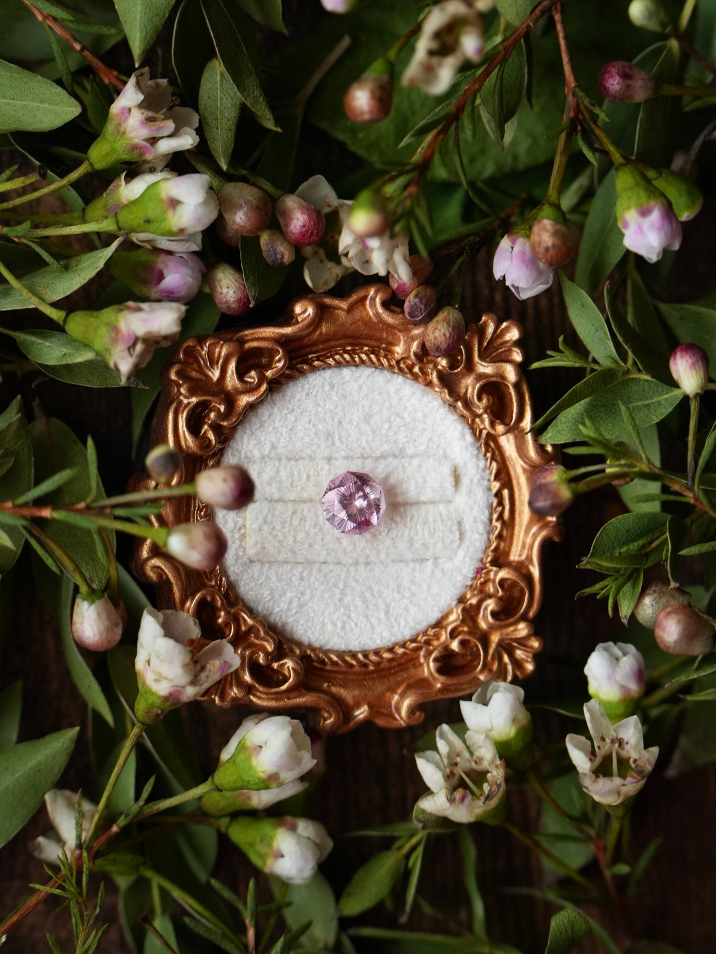 1.5ct Sakura pink lab sapphire