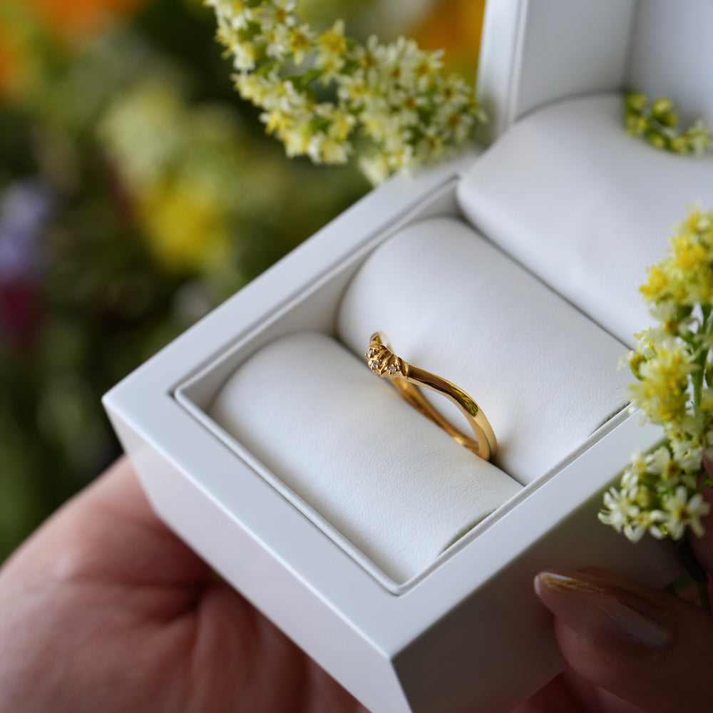 Everbound | Diamonds Gold Wedding Band