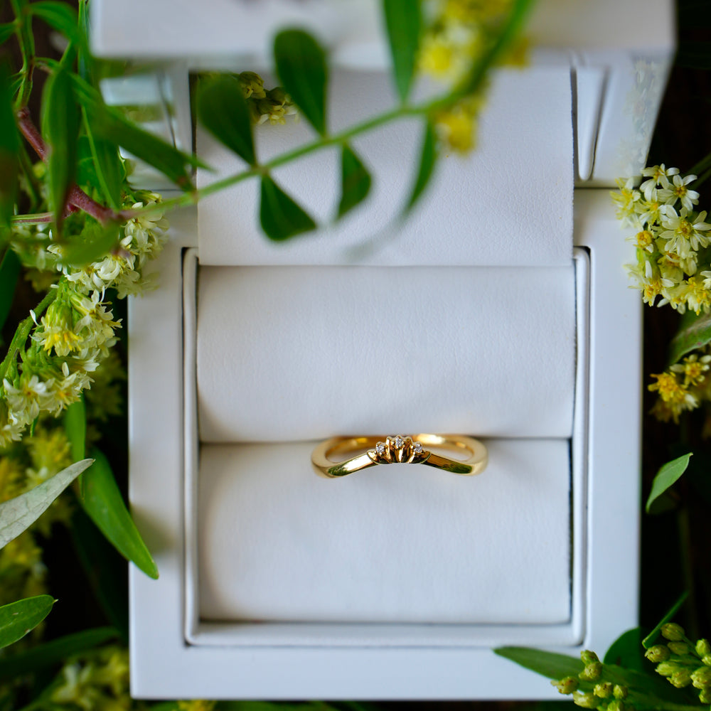 Everbound | Diamonds Gold Wedding Band