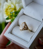 Dahlienne | 2ct Oval Diamond Bezel 14ct yellow gold ring