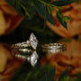 Marigold | Lab Diamond Gold leaves band