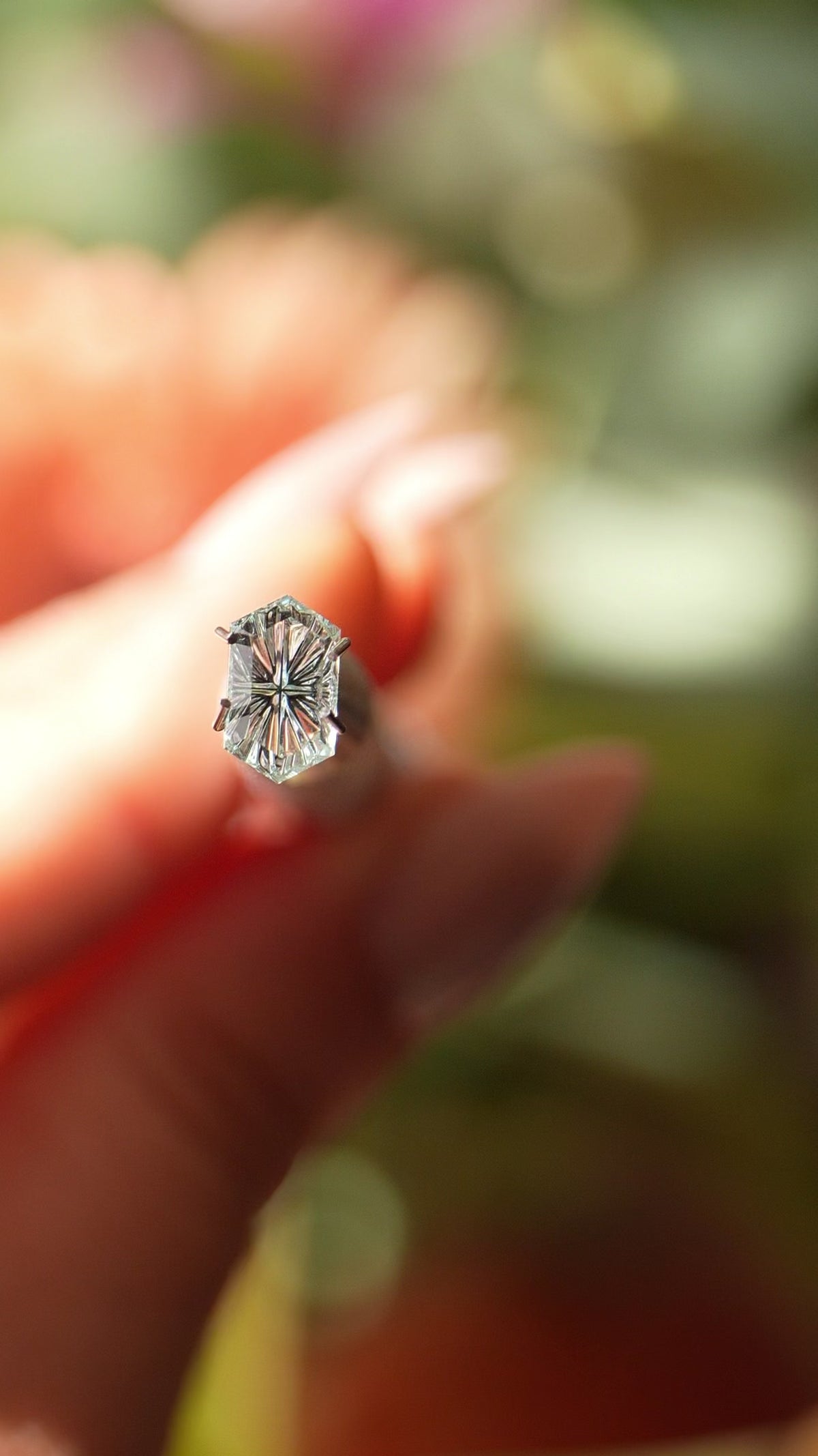 Natural Aquamarine Dutch Marquise fantasy cut